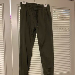 Olive green Volcom jogger pants
